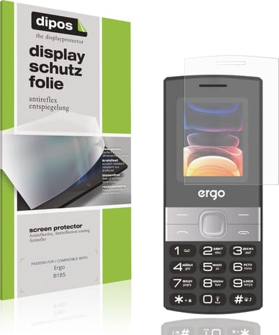 dipos – 4x Matte Beschermfolie geschikt voor Ergo B185 | Krasbestendige & antireflecterende Screenprotector Ultra-Thin