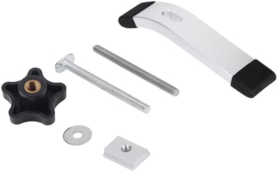 Dailygoody - Metal Quick Release Clamps Set - T-Groove Rails - Perfect voor houtbewerking - Zilver - Verstelbare klemmen - Voor hout- en metaalbewerki