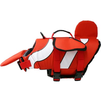 Honden Zwemvest Honden Veiligheidsvest Verstelbaar Reddingsvest Met Hoge Drijfkracht En Duurzaam Reddingshandvat Voor Kleine Middelgrote En Grote Hond (Red,XS) rood