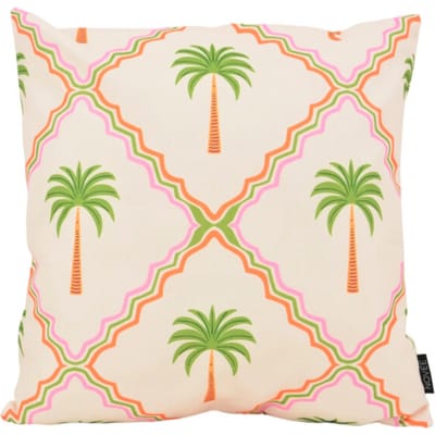 NOVÉE Sierkussen palm tile outdoor | 45x45 cm | katoen/polyester