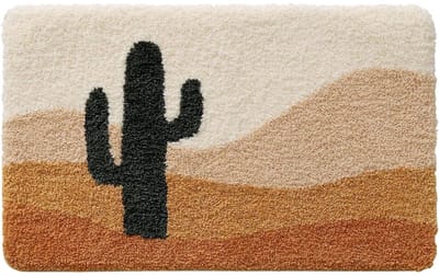 KAD® Badmat Antislip - Badmat - Douchemat - Badmatten - Badmat Antislip Voor in Bad - Kameel - 60cm x 40cm x 2cm