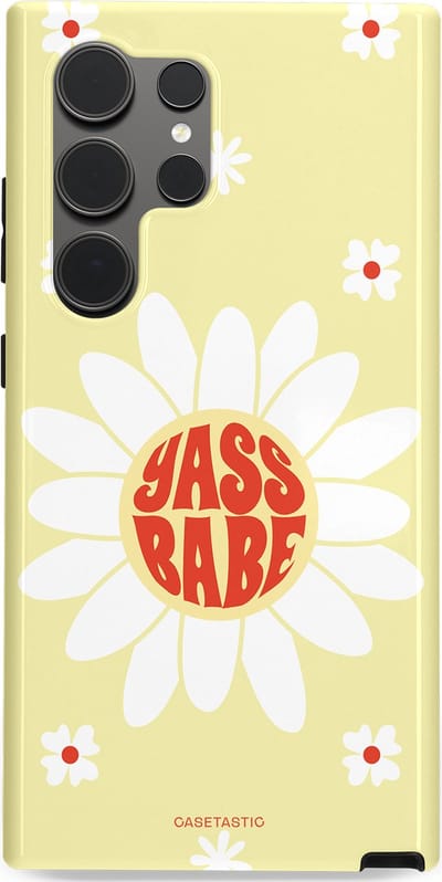 Casetastic Hoesje Geschikt voor Samsung S24 Ultra - Stijlvolle Beschermende Duo-layer Case - Yass babe