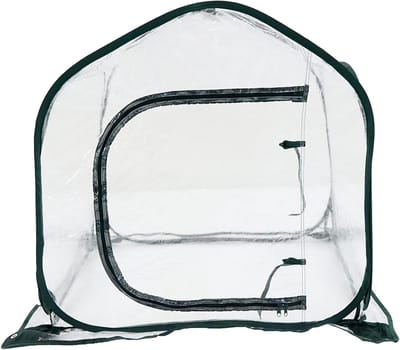 Pop-up Broeikas - Kweekkas Mini - Planten Beschermen - Draagbaar Opvouwbaar - 80x80x80cm - Transparant