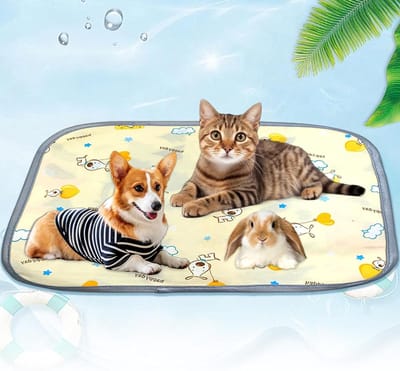Koelmat voor Honden en Katten 40 x 50 cm, Wasbaar, Ideaal voor Warme Zomer, Verkoeling, Dierenaccessoires, Comfort voor Huisdieren