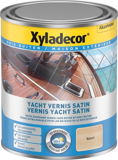 Xyladecor - Yacht Vernis Zijdeglans - Naturel - 0,75 L