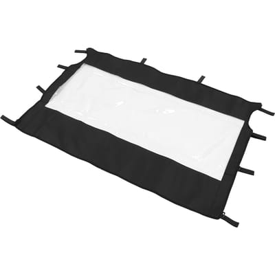 Zachte achterruit Uitstekend zicht Verminder stof PVC UTV Achterruit Vervanging voor Rhino white