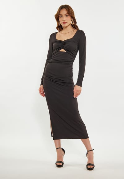 Faina Jurk Dames zwart
