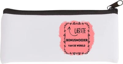 Akyol - liefste bonusmoeder van de wereld Etui - Moeder - de liefste bonusmoeder - moeder cadeautjes - moederdag - verjaardag - geschenk - kado - 20 bij 9 cm