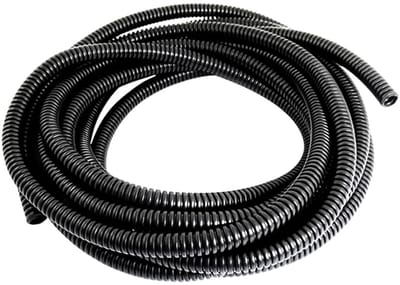 Dailygoods - Golfslang - Kabelgoot - Brandvertragend - Zwart - Kabelbescherming - 5 meter - Geschikt voor Auto - Golfkarton