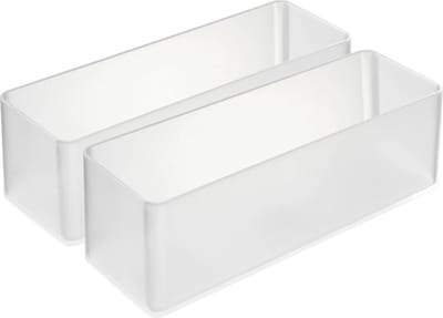 Yamazaki Stapelbare Lade Organizer - diep | smal - Tower - Wit