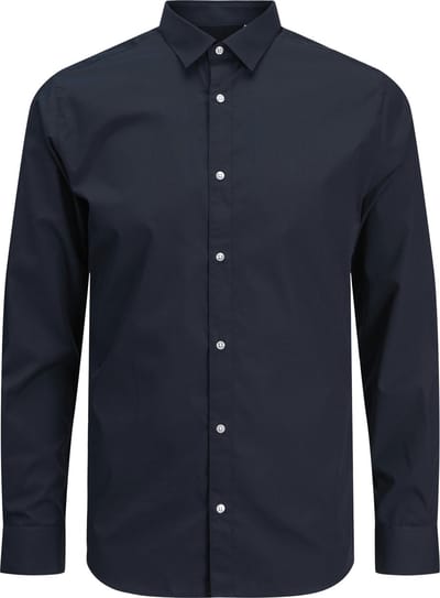 JACK&JONES PLUS JJJOE SHIRT LS PLAIN PLS Heren Overhemd - Maat EU5XL US3XL