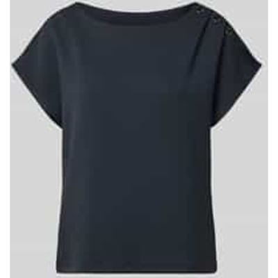 T-shirt met schouderknop voor dames COMMA