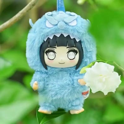 Toptoy Naruto Shippuden Beast Celebration Series Vinyl Figuur Pluche-achtige Textuur Blind Box Chibi Kakashi Sasuke Verzamelobject