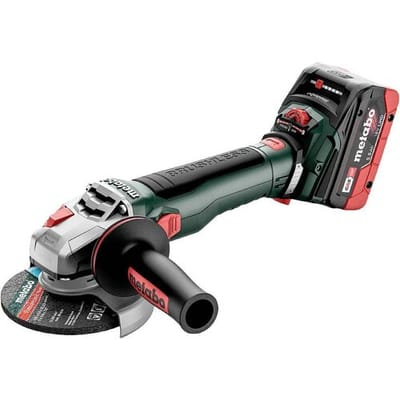 Metabo WVB 18 LT BL 11-125 613057660 Haakse accuslijper 125 mm Incl. lader, Incl. 2 accus 18 V 5.5 Ah