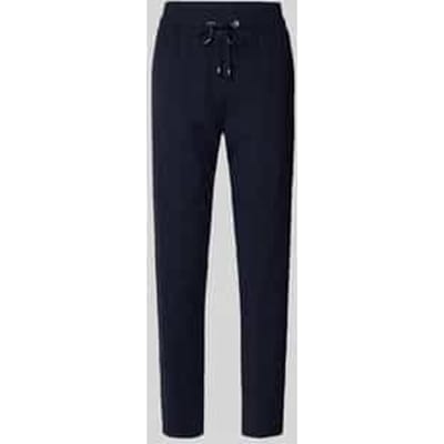 Slim fit stoffen broek met ritszakken