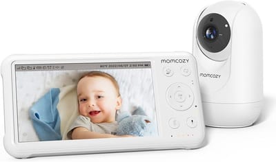 Babyfoon Met Camera - Video Monitor - Baby Bewaken - Geen Wifi Nodig - 5 Inch HD Scherm