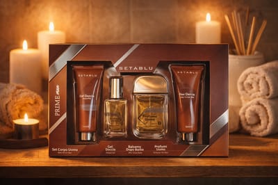 Heren cadeauset - douchegel - scheerlotion - 2x parfum