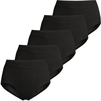 ESGE Dames tailleslip 5 pack Basic - à fines côtes