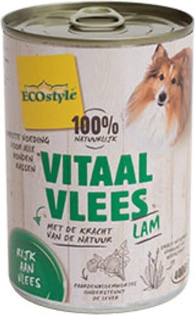 Vitalstyle Hondenvoer Bik Lam - 6 x 400 gr - Voordeelverpakking