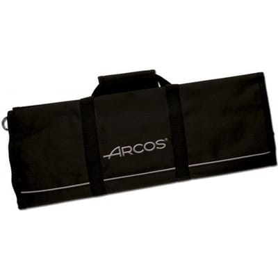 Opbergtas - Arcos - 73 x 51 cm - Polyester - Zwart - 12 messen en keukengerei zwart