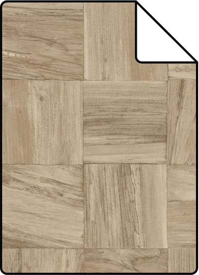 Proefstaal Origin Wallcoverings behang sloophout motief beige - 26.5 x 21 cm - 347930-S