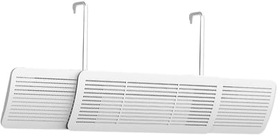TOVBMUP Airconditioner luchtdeflector - Universele airconditioner luchtdeflector - Verstelbaar - Intrekbaar Geen gaten nodig - Geschikt voor aan de muur gemonteerde airconditioners