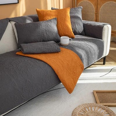 Woonkamer Bankhoes Meubelbescherming Kleur Huidvriendelijke Bankhoes Antislip Kussenhoes Katoen Fluweel Universeel 70x70cm