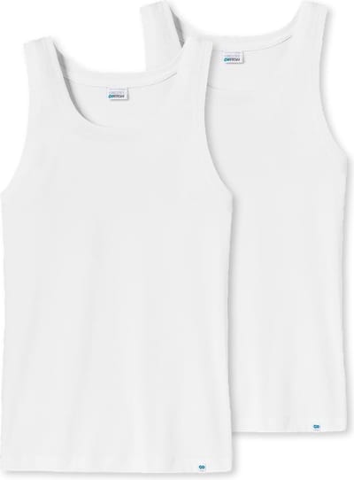 Schiesser Heren onderhemd 2 pack Long Life Cotton