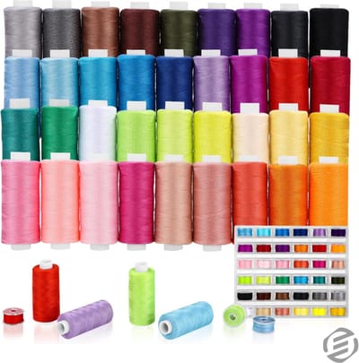 Equivera Naaigaren voor Naaimachine - Naaigaren Set - Naaigaren - Naai Garen - Naaigarenbox - Naaigaren Box - Naaigaren Doos - Naaigaren Kit - Garen Set - Naai Set