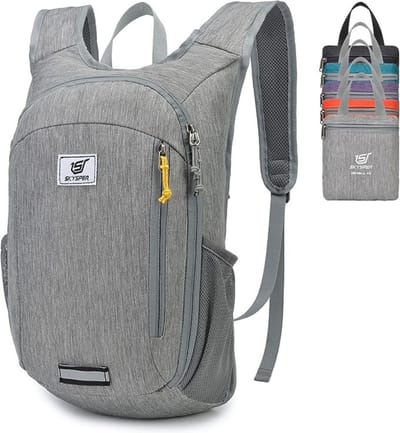 SnelShoppen - Opvouwbare Rugzak 10L Ultra-lichte Dagrugzak Daypack Reisrugzak voor Kamperen, Outdoor, Wandelen en Reizen - Compact en Waterafstotend