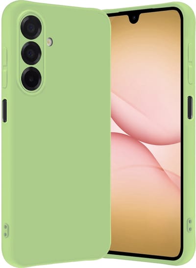 Hoes - Geschikt voor Samsung Galaxy A17 - Sterk & Shockproof - Hoesje Cover - Siliconen Case - Groen