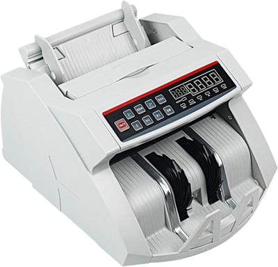 Geldtelmachine - Biljet Tellers - Snel Geld Tellen - UV MG Detectie - 1000 Stuks/Min - Zwart