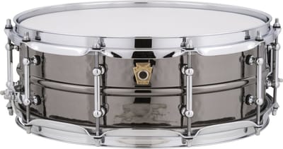 Ludwig Black Beauty Snare LB416KT, 14"x5", Hammered, Tube Lugs - Snare drum
