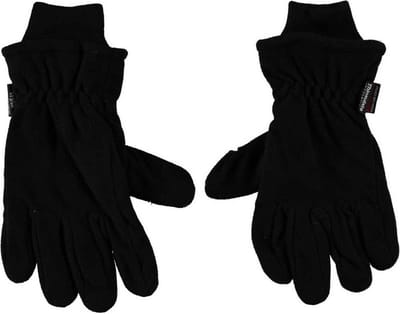 Thermo handschoenen zwart voor heren S/M Zwart