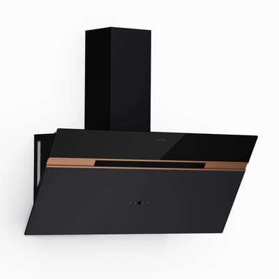 Klarstein Afzuigkap Alina 90cm Keukenafzuigkap, 689 m³/h Luchtstroom, A++ Energie-efficiëntie, LED-verlichting, Stil 52 dB, touchbediening, Afvoer & Recirculatie, Zwart - 120 cm - voor Keuken - Energiezuinig - Dampkap - Wasemkap
