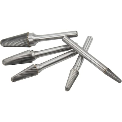 Carbide Frezen Set Enkelgesneden Roterende Vijlen Bits 6mm Schacht voor Metaalbewerking Houtsnijden Oppervlaktereiniging