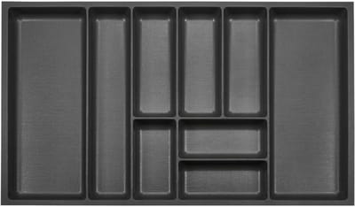 NBAP® Bestekbak 47 Diep - Lade Organizer - Besteklade - Zwart