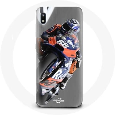 Coque - maniacase - Samsung Galaxy A10 - Noir - Souple - Miguel Oliveira Moto GP 88 noir