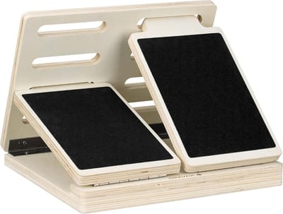 Verstelbaar Anti-slip Stretch Board Voor Kuiten Voeten Enkels Benen Rug - Houten Incline Board 3 Standen Inklapbaar
