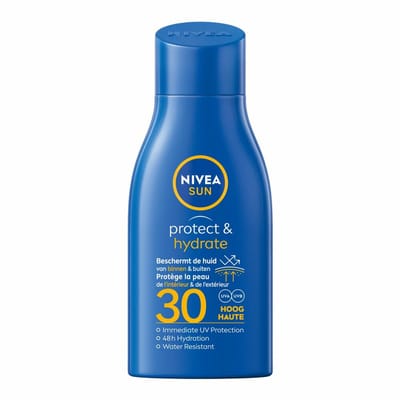NIVEA Sun Protect en Hydrate Hydraterende Zonnebrand SPF 30 - 3 x 30 ml - Voordeelverpakking