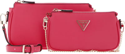 GUESS Schoudertas Noelle Double Pouch Crossbody Magenta Paars