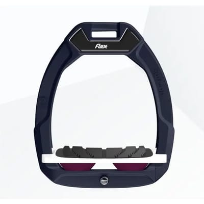 Veiligheidsstijgbeugels met helling Grip Groen/Wit/Pruim Flex-On Safe-On