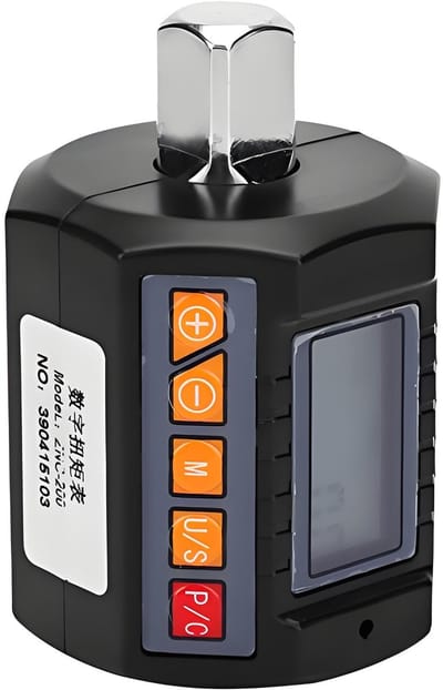 Dailygoods - Draaimomentmeter - Digitale Torsiemeter - Hoge Nauwkeurigheid - Zwart - Handmatig Gebruik - Ideaal voor Klussen en Onderhoud