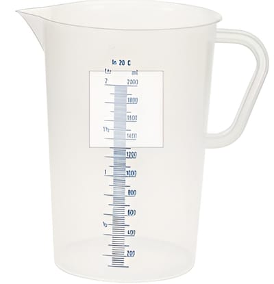 WiseGoods Maatbeker 250 ml - Maatcilinder Klein met Schenktuit - Keuken - Koken & Bakken - Transparant - Plastic