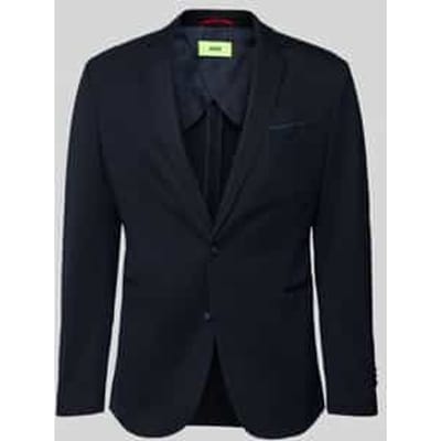 Slim fit 2-knoops colbert met paspelzakken model 'Data'