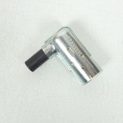 transval metalen ruisonderdrukker voor bromfiets 50 rtf 319 / 90° chroom 5kohms