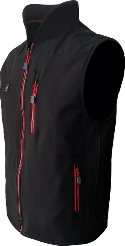 Capit Verwarmde Bodywarmer incl. accu - Infrarood - Softshell - Carbonwire - Maat XXS-XS
