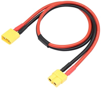 XT60 Male naar XT60 Female Connector met 0.5M 12AWG Siliconen Draad voor RC Lipo Batterij en FPV Drone Accessoires