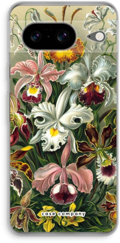 Case Company® - Hoesje geschikt voor Google Pixel 8 hoesje - Haeckel Orchidae - Soft Cover Telefoonhoesje - Bescherming aan alle Kanten en Schermrand