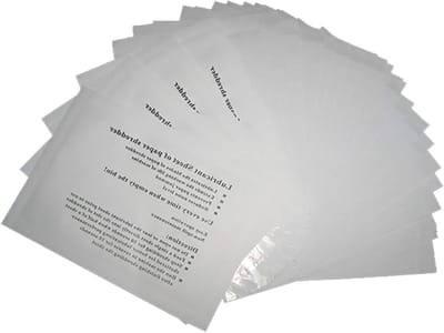 12 Stuks Oliepapier voor Shredder - Schredder Lubricatie Bladen en Accessoires - Olievellen voor Alle Shredder Types en Efficiënte Prestaties